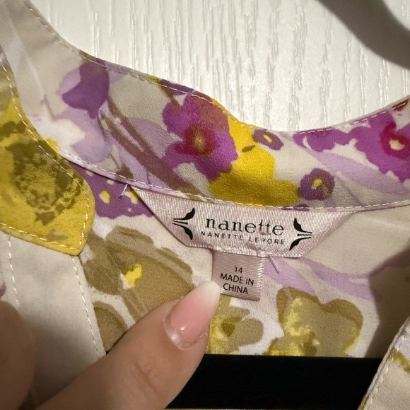 Nanette Lepore Cream Floral Dress - Picture 8 of 8